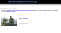 Desktop Screenshot of markus-hauenstein.de