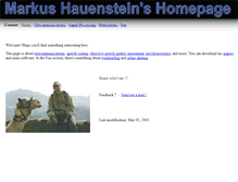 Tablet Screenshot of markus-hauenstein.de